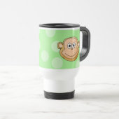 Mug De Voyage Visage de singe (Devant droit)