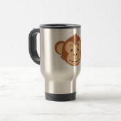 Mug De Voyage Visage de singe (Devant gauche)