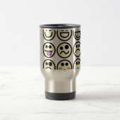 Mug De Voyage visage heureux émoticône (Centre)
