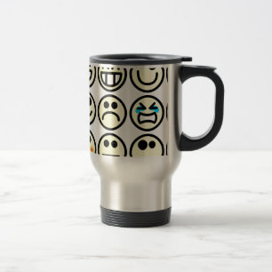 Mug De Voyage visage heureux émoticône