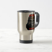 Mug De Voyage Visage heureux pré-café ! (Devant droit)