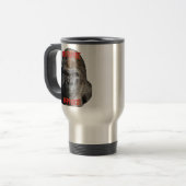 Mug De Voyage Visage heureux pré-café ! (Devant gauche)