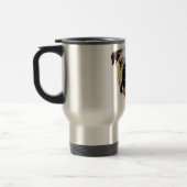 Mug De Voyage Visage peint de bouledogue (Gauche)