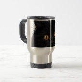 Mug De Voyage Visage Perse Noir (Devant gauche)
