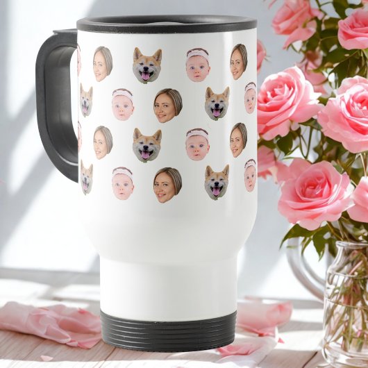 Mug De Voyage Visage personnalisé, Photo personnalisée, Cadeau f