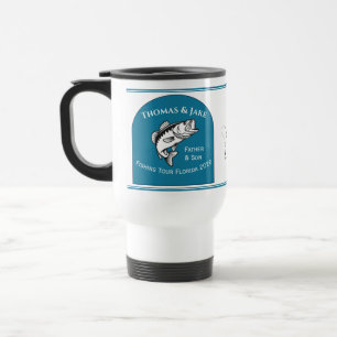 Mug De Voyage Visite de pêche Père & Fils Floride sur Blue