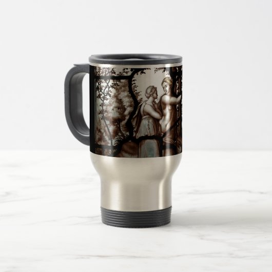 Mug De Voyage vitrail château de chantilly (Devant gauche)