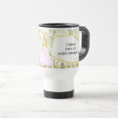 Mug De Voyage Vitraux de l'ange gardien Guardian citation angéli (Devant droit)