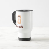 Mug De Voyage Vivre la vie des chats (Devant gauche)