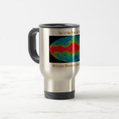 Mug De Voyage Voile Galaxy Voie Lactée sur l'univers WMAP (Devant gauche)