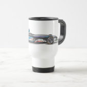 Mug De Voyage Voiture de course (Devant droit)
