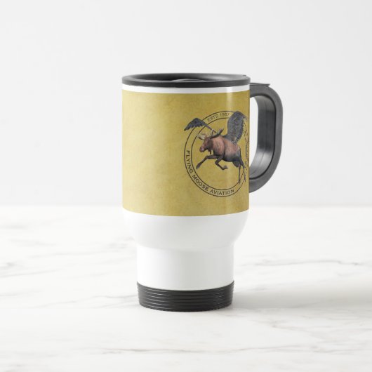 Mug De Voyage Vol de Moose Aviation (Devant droit)