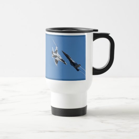 Mug De Voyage Volet avion F/A-18 Avion d'avion d'aviation (Droite)