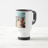 Mug De Voyage Voleur de banque cheval drôle (Devant droit)