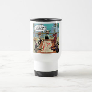 Mug De Voyage Voleur de banque cheval drôle
