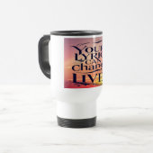 Mug De Voyage Vos Paroles Peuvent Changer La Vie (Devant gauche)