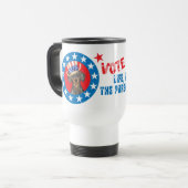 Mug De Voyage Vote pour Dachshund (Devant gauche)