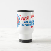 Mug De Voyage Vote pour Dachshund (Centre)