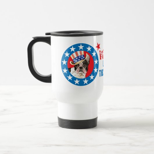 Mug De Voyage Vote pour Frenchie (Gauche)