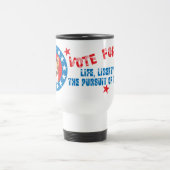 Mug De Voyage Vote pour Pembroke Welsh Corgi (Centre)