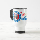 Mug De Voyage Voter pour Boxer (Devant gauche)