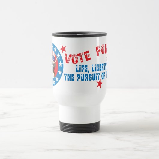 Mug De Voyage Voter pour Boxer (Centre)
