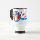 Mug De Voyage Voter pour Cavalier (Devant gauche)