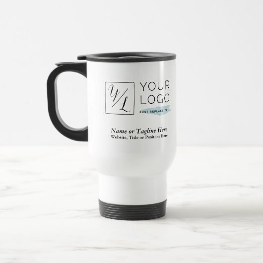 Mug De Voyage Votre logo d'entreprise et les détails Customisés (Gauche)