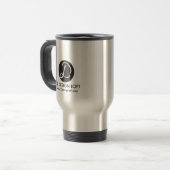 Mug De Voyage Votre Logo Ici, Simple, Personnalisable (Devant gauche)