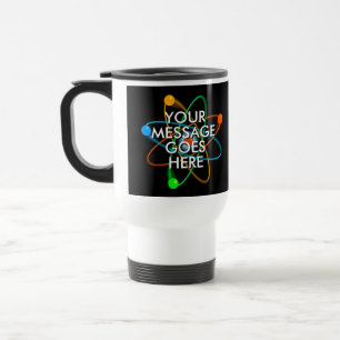 Mug De Voyage Votre message Structure atomique Science
