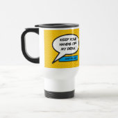 Mug De Voyage Votre message Voix Bubble Amusant Retro Comique Li (Gauche)