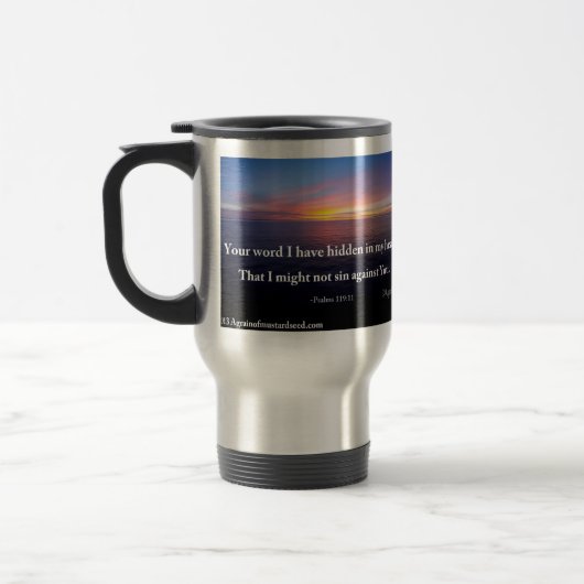 Mug De Voyage Votre mot que j'ai caché (Gauche)
