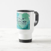 Mug De Voyage Votre voix compte (Devant droit)