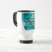 Mug De Voyage Votre voix compte (Devant gauche)