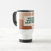 Mug De Voyage Votre voix compte 3 (Devant gauche)