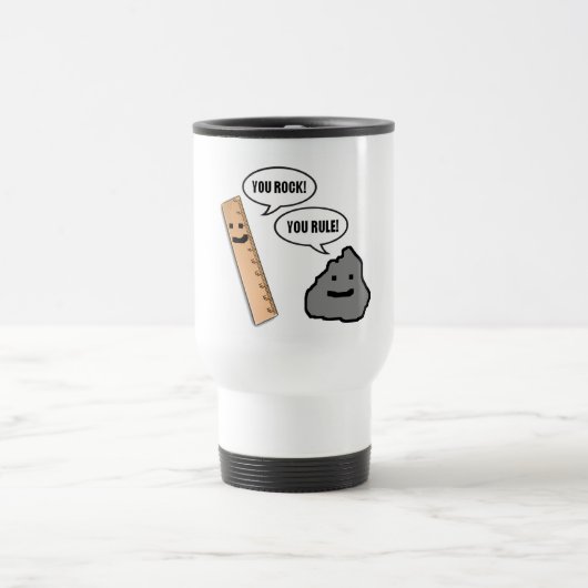 Mug De Voyage Vous basculez, vous ordonnez (Centre)