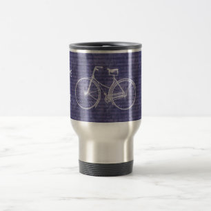 Mug De Voyage Vous plus la bicyclette égale le pourpre antique