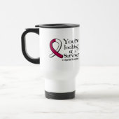 Mug De Voyage Vous regardez un survivant principal de Cancer de (Gauche)