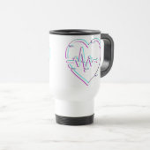 Mug De Voyage Voyage Coeur/Mug Commuter (Devant droit)