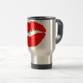 Mug De Voyage Voyage de Red Kissy Lips (Devant droit)