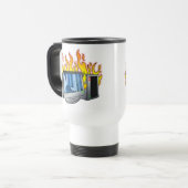 Mug De Voyage Voyage d'incendie d'ordinateur/brousse de navette (Devant gauche)