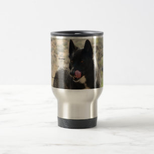 Mug De Voyage Voyage noir de loup/tasse de banlieusard