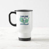 Mug De Voyage Voyage sur route | Explorez les cacahuètes (Gauche)