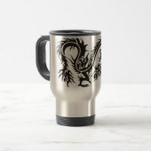 Mug De Voyage voyage tribal de dragon/tasse de banlieusard (Devant gauche)