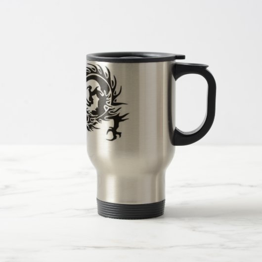 Mug De Voyage voyage tribal de dragon/tasse de banlieusard (Droit)