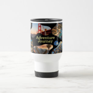 Mug De Voyage Voyage vacances Photo Collage - Voyage d'aventure