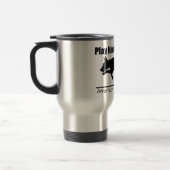 Mug De Voyage Voyager Musique Jouer dur AHT (Gauche)