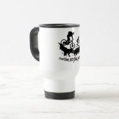 Mug De Voyage VTT Bon Temps Citation Inspirationnelle (Devant gauche)