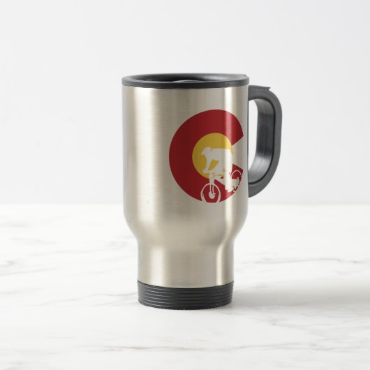 Mug De Voyage VTT Colorado (Devant droit)
