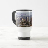 Mug De Voyage Vue du centre de Phoenix, Arizona (Devant gauche)